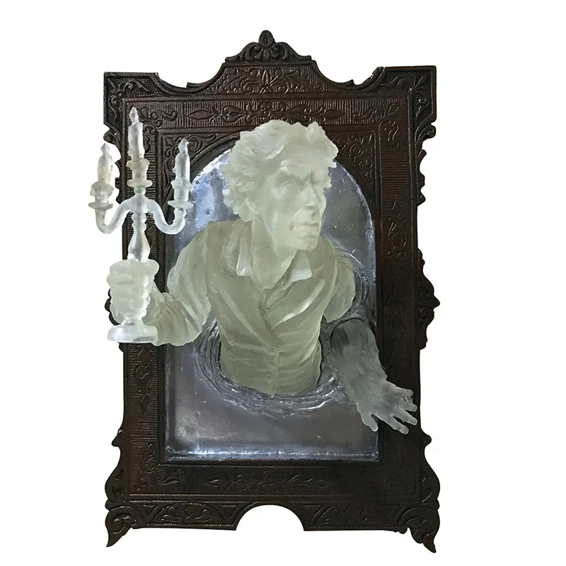 New Halloween Ghost Mirror Wall Resin Figure Terror Devil's Hand Home Wall Decoration Interior Accessories Creative Photo Frame