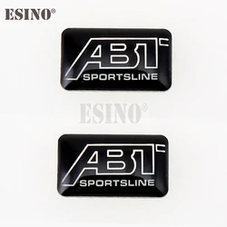 2 x novo design 3d decorativo estilo do carro adesivo decalques emblemas estilo do carro adesivos emblemas personalizado decalque do motor para abt sportsline