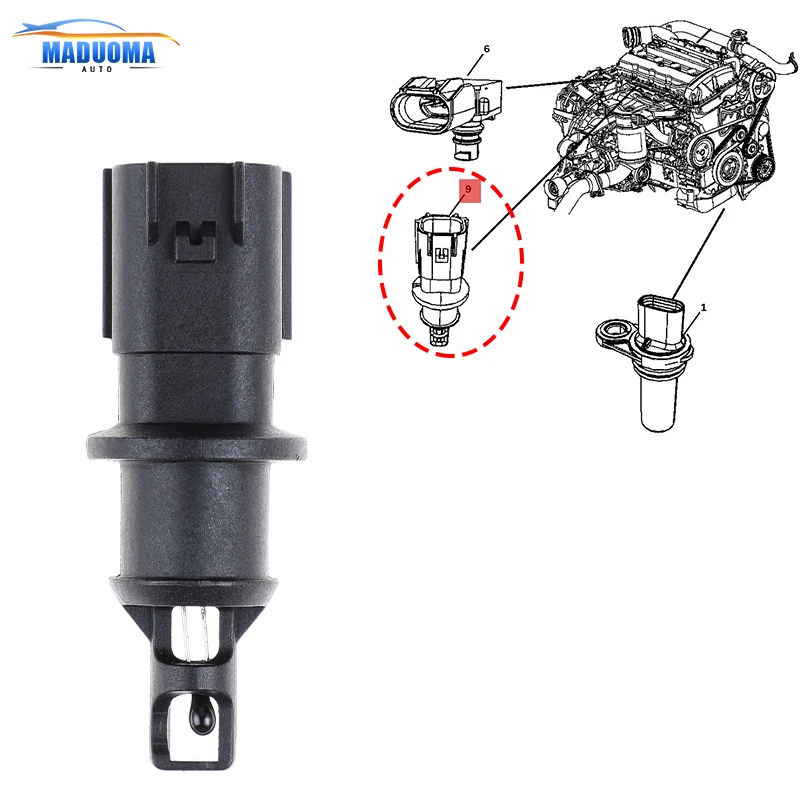 Intake Air Temperature Sensor For Chrysler LHS Pacifica Concorde Dodge Caliber Caravan Ram Jeep Wrangler Compass Grand Cherokee