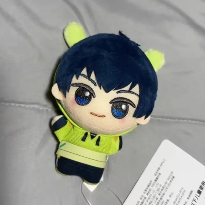 Bandai Original 10cm Blue Lock Bunny Vol.1 & Vol.2 Isagi Yoichi Nanase Cute Doll Keychain Pendant Fluffy Maumet Collectible Toy