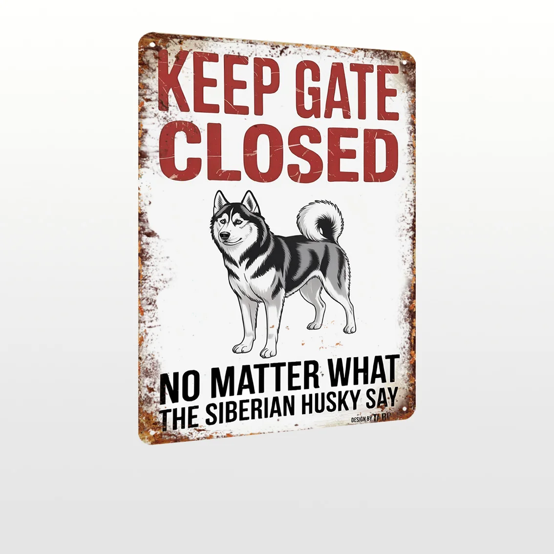 2D Flat - 1pc 2D Flat Decorative Plaque And Signs (8 Inches by 12 Inches, 20 by 30 Cm) Featuring a 'Keep Gate Closed' Message wi