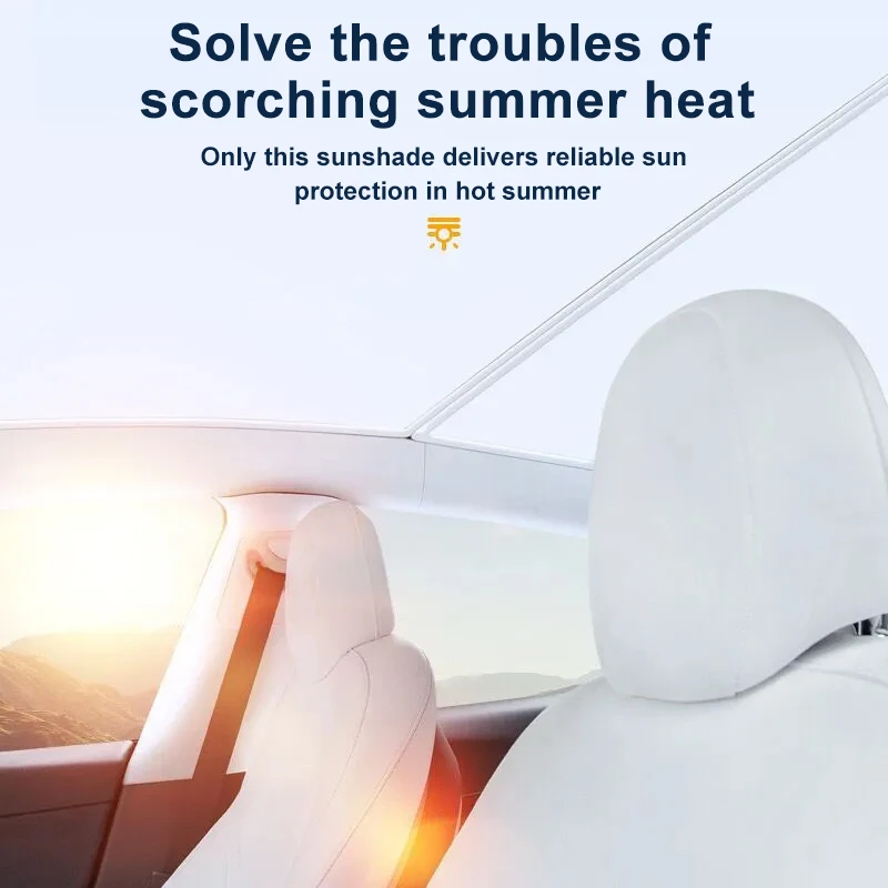 For XPeng G6 Accessories 2023 2024 2025 Ice Crystal Sunshade Sunroof UV Protection Panoramic Roof Shade Cover Shield Sun Visor