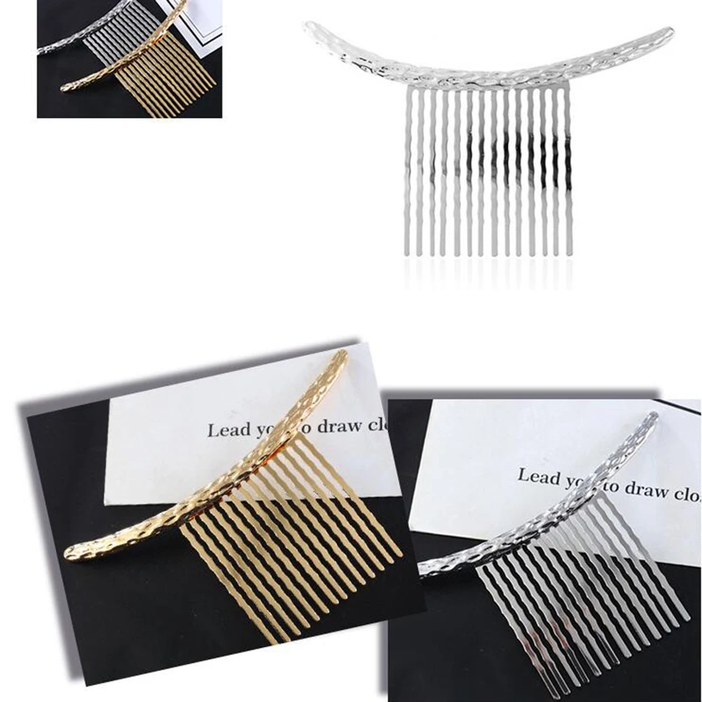 

2Pcs Hair Comb Delicate Flax Pattern Women Accessories Bride DecorationInserted Headdress For Wedding Party Banquet