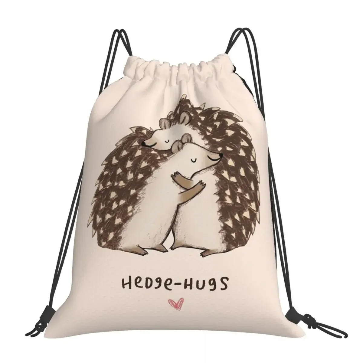 Hedge-hugs Backpacks Multi-function Portable Drawstring Bags Drawstring Bundle Pocket Sports Bag BookBag For Travel Students