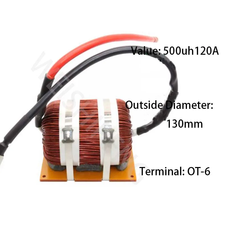 500uh120A High Current Inductance Multiloop Winding Iron Silicon Magnetic Ring Inductance Coil