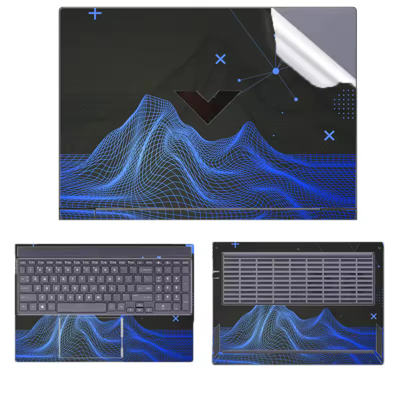 노트북 스킨 적용 모습 1