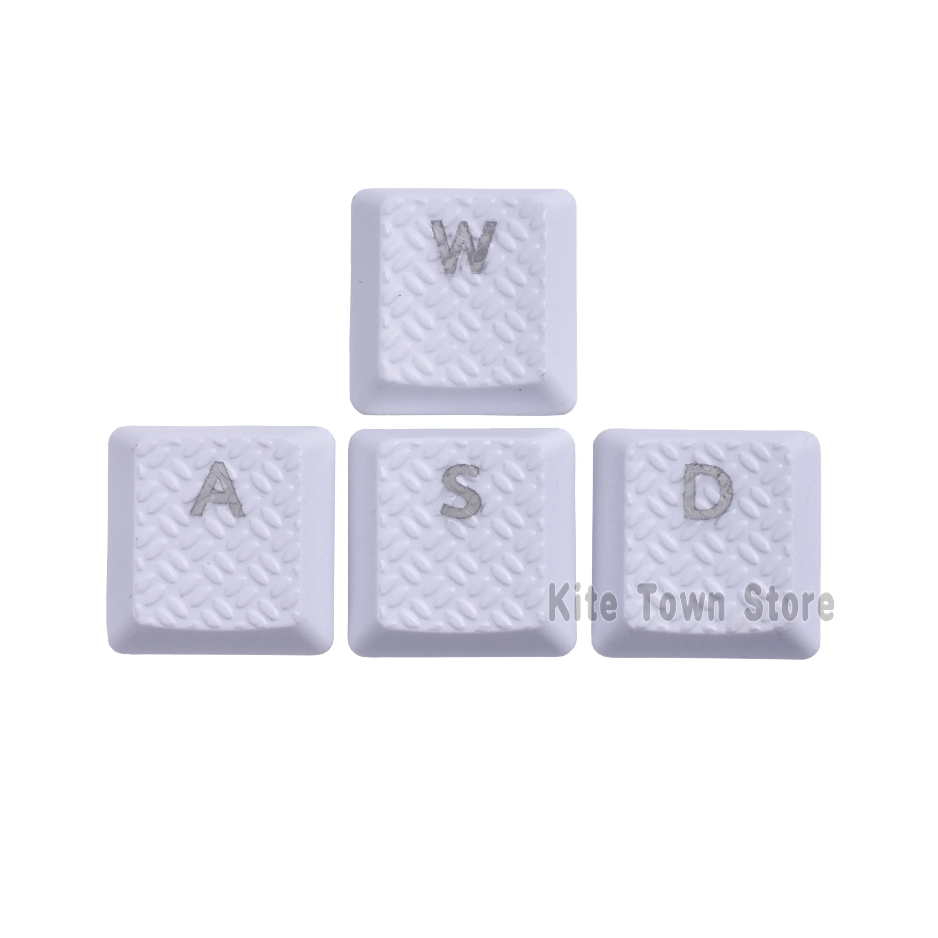 White 8 pcs Texture Tactility Backlit Replacement Keycaps for Logitech G813 G815 G913 G915 TKL RGB Mechanical keyboard