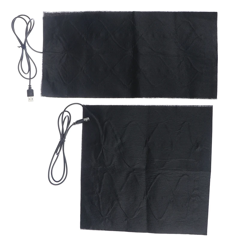 كبير 30x30 سنتيمتر USB الدافئة ألياف الكربون منصات ساخنة سترة ساخنة معطف سترة