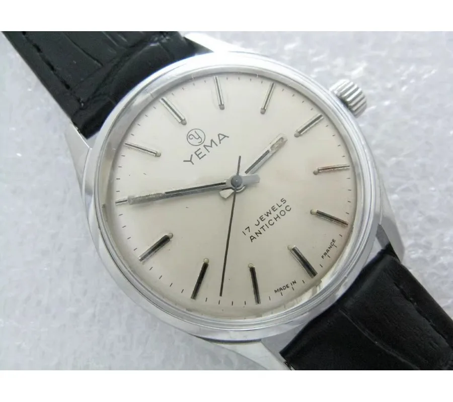 1970s French YEMA hand rolled Vintage mechanical men’s watch
