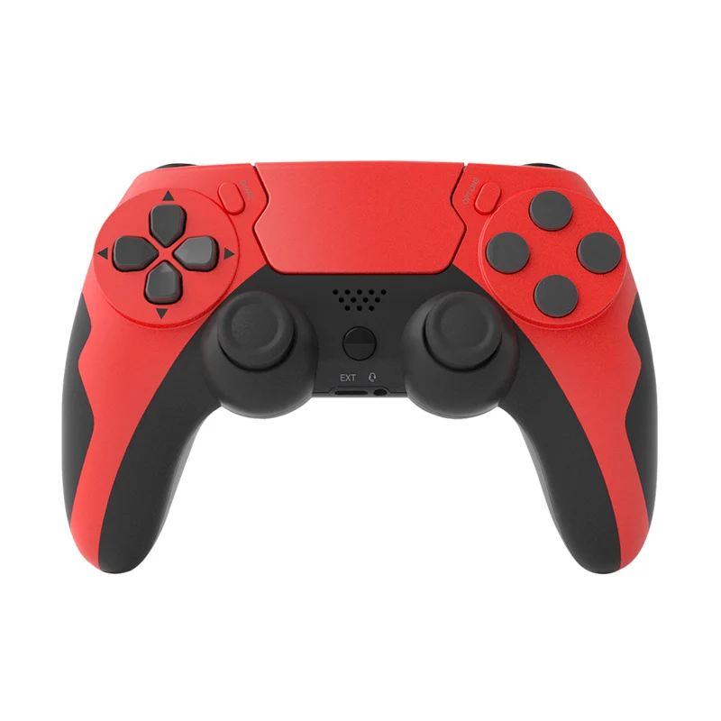 GAMINJA Draadloze Controller Bluetooth Gamepad Dubbele Trillingen 6 As Joypad Touchpad Microfoon Oortelefoon Poort Voor PS4 PS3 PC - afbeelding 1