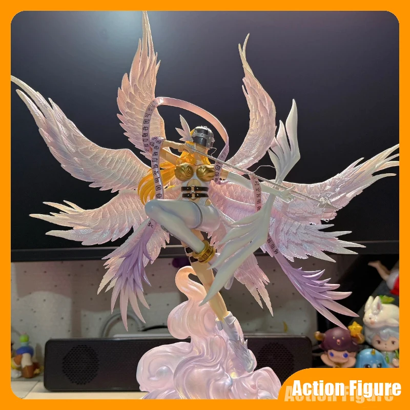 New Digimon Adventure Anime Figure Angewomon Yagami Hikari Childhood 28cm Goddess Exquisite Premium Collectibles In Stock view 2