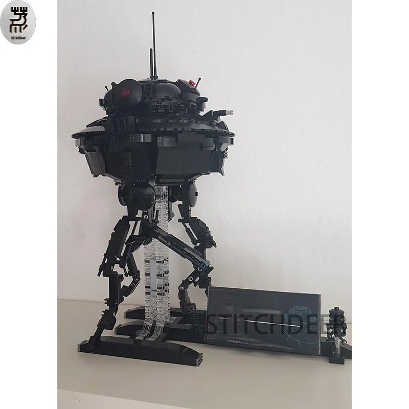 1063PCS MOC Imperial Probe Droid Model Building Blocks Robot UCS Scale Educational Education Toy Brick bambini regali di compleanno