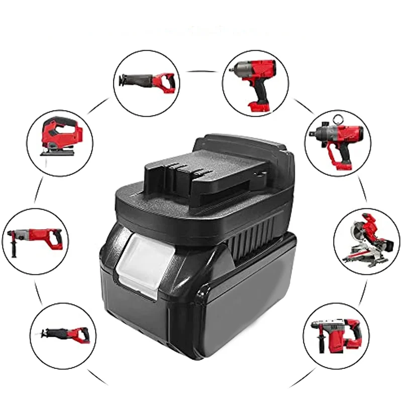 Battery Adapter Power Source Connector Charge Conversion Dock 18V MT18ML to for Milwakee Lectrical Tools