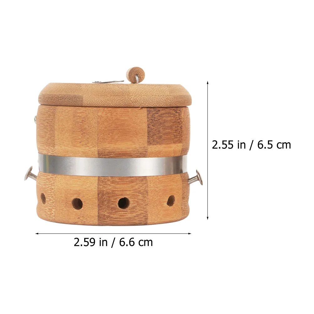 Natural Wood Moxibustion Box Moxa Cone Burner Heat Tank for Legs Arm Waist Back wood moxa burner wood moxa cone