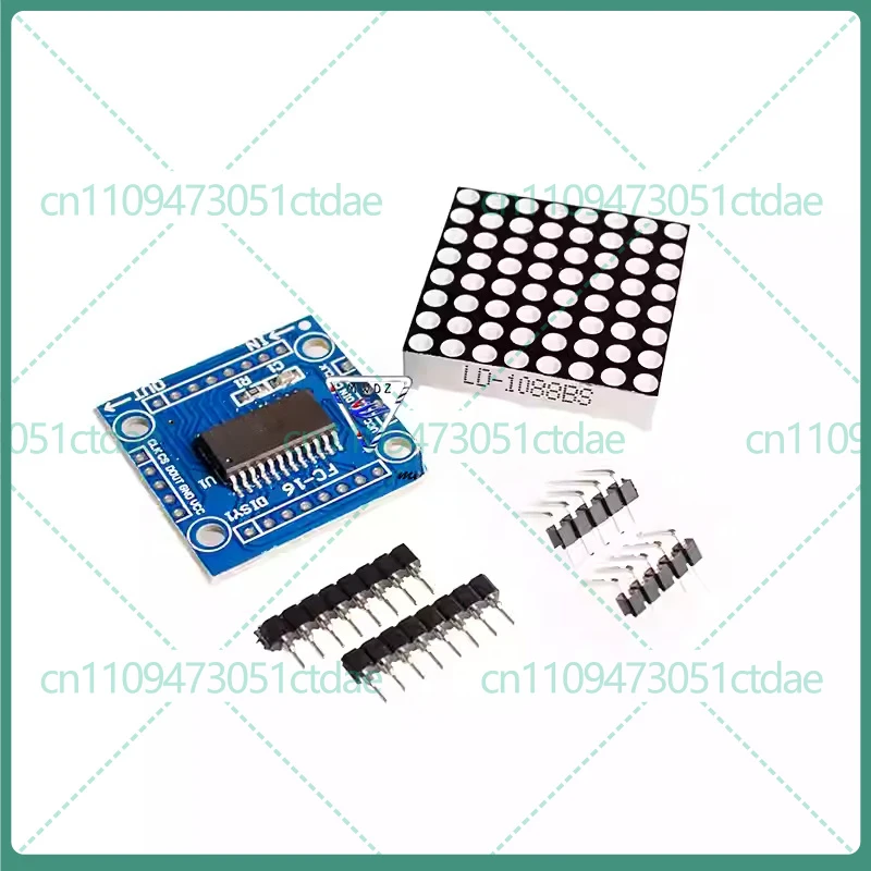 10-50pcs For MAX7219 8x8 LED Dot Matrix Display Module
