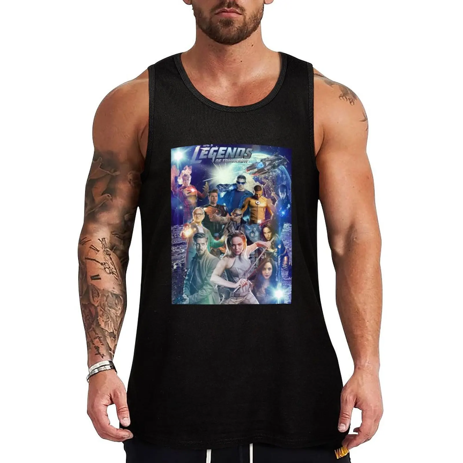 Camiseta sin mangas Legends of Tomorrow, camiseta sin mangas informal, holgada y ligera para verano