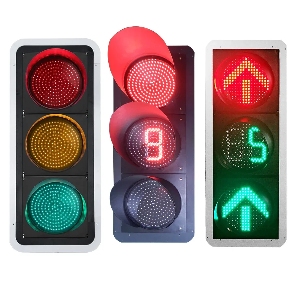 Fama traffic IP65 red yellow green Traffic Warning Light Intelligent LED Traffic Lights