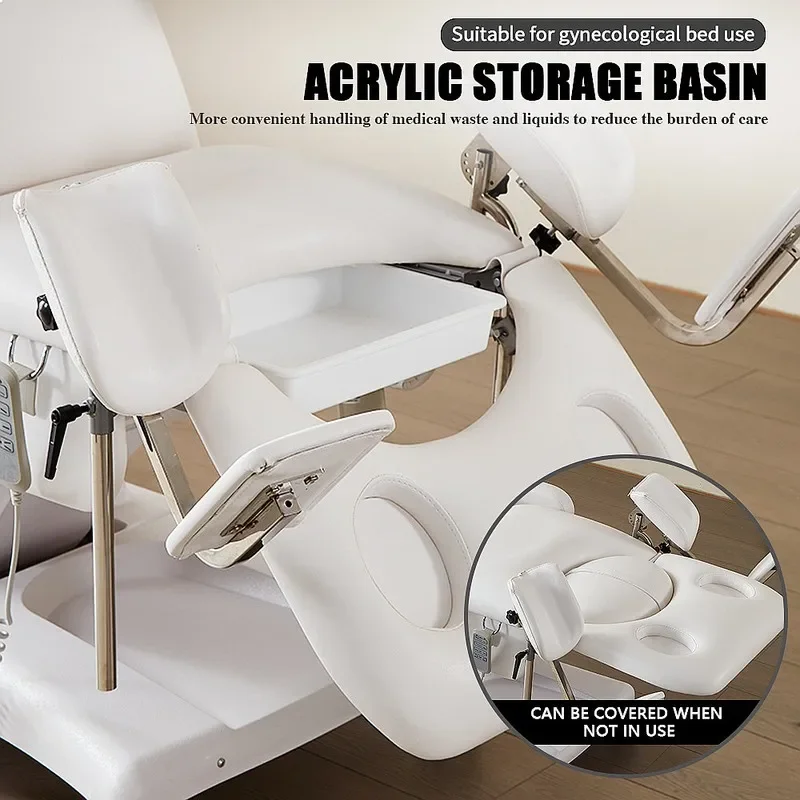80 L Medical Gynecology Exam Bed Electric Lift Privacy Wash Care Postpartum Delivery Bed