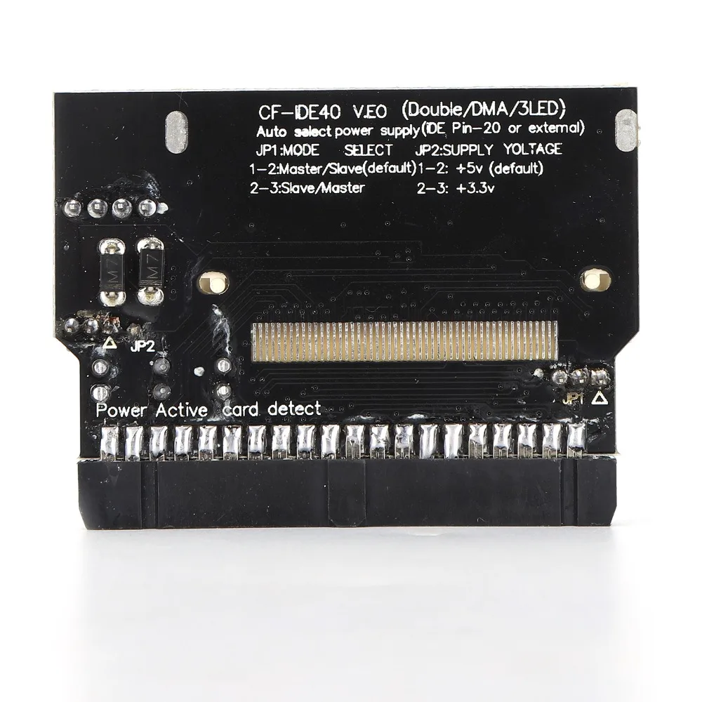 Portable 40pin CF To IDE Adapter Black Dual Use Design CF To IDE Bootable Converter 5V Converter Module Memory Card Conversion