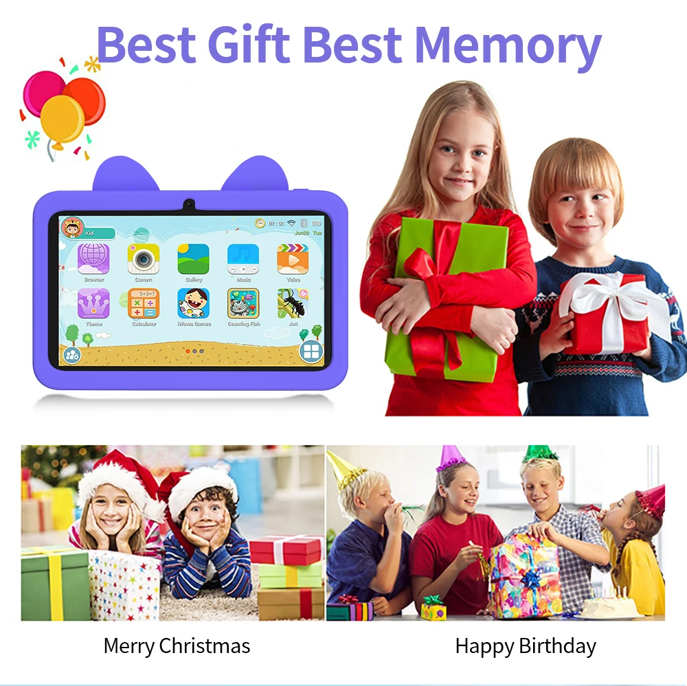 New 7.0 Android Tablet 4GB+64GB support for Google Education software can be used as a Gift Android 9 system 4000 mah