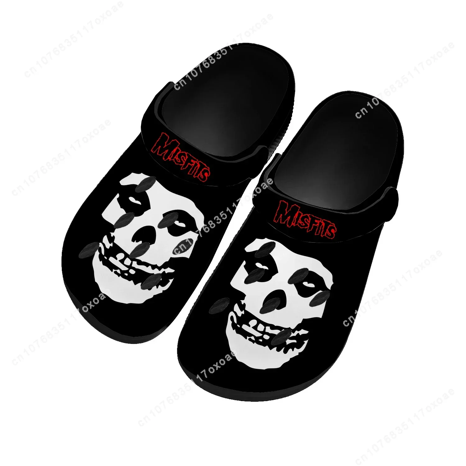 

Misfits Skull Shoes Home Clog Mens Women Youth Boy Girl Sandals Shoes Garden Custom Made Breathable Shoe Beach Hole Slippers