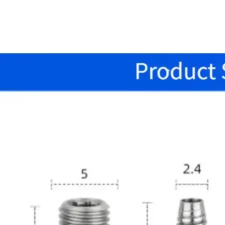 Stainless Oil Fitting Brake Olive Needle CNC Precision Machining Vibrant Anodized Coloring For SRAM Hydraulic Disc Brakes