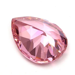 Unique 30.10CT 20X15MM Unheated Pink Sapphire Pear Cut Lustrous Loose Gemstone for DIY Jewellery Rings Pendant Craft Gift