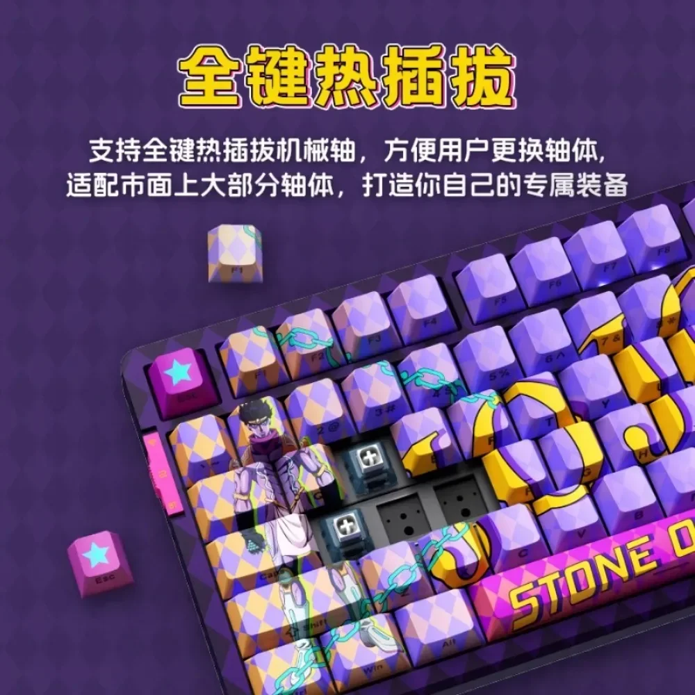 VGN V98proV2 Anime Joint Wireless Mechanical Keyboard 98 Layout 99 Key  3-Mode BT/2.4G/Type-c Wired Customized Gasket Hot Swap