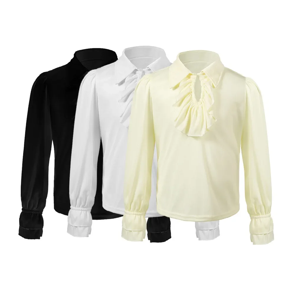 Halloween Cosplay Vampire Renaissance Victorian Ruffle Suit