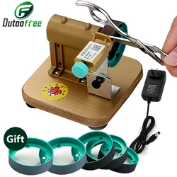 Fully Automatic Hairdressing Scissors Sharpener Flat Scissors Tooth Polisher Tailor Scissors Grinder Sharpening Tool