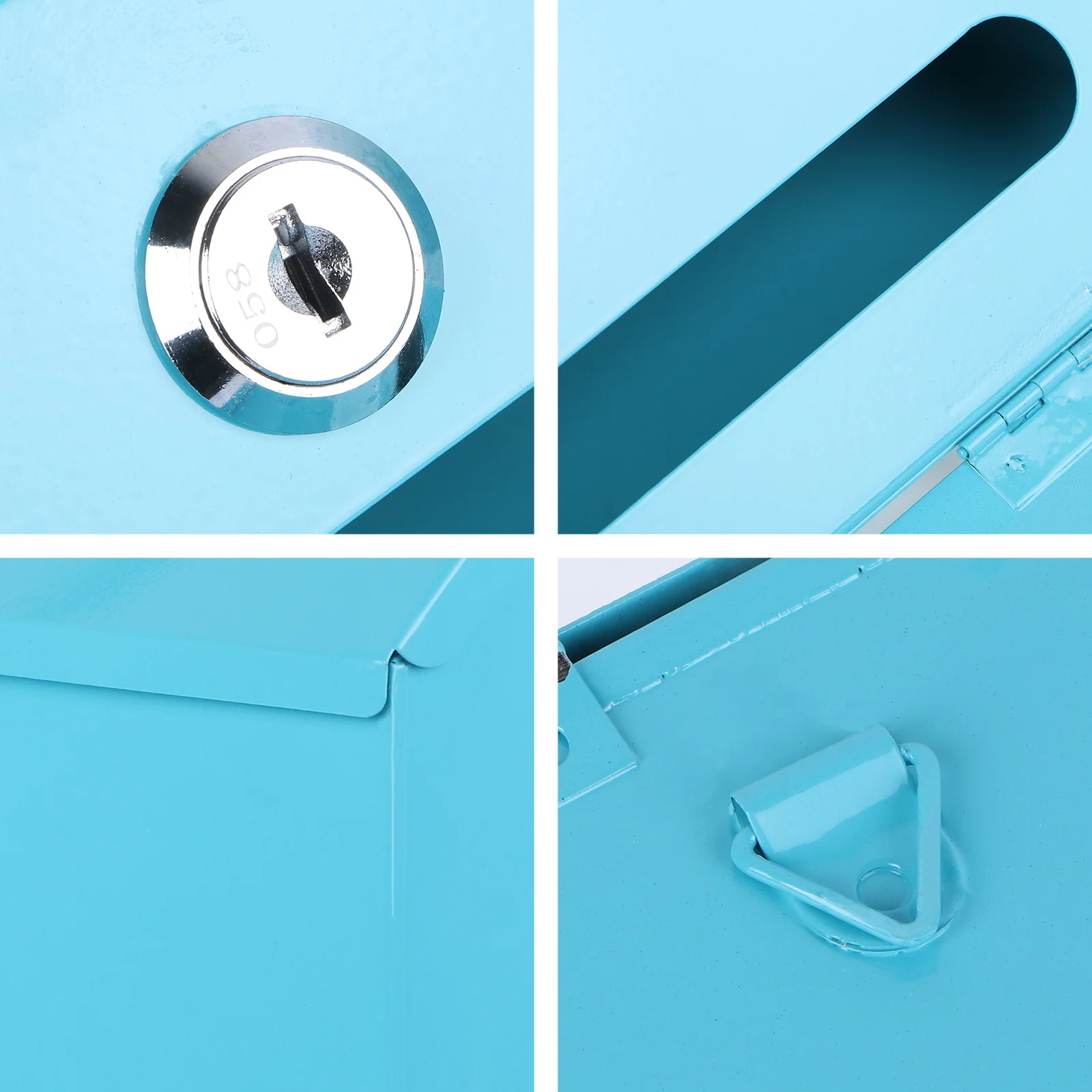 

1Pcs Iron Mailbox European Style Durable Retro Design Letter Box Suggestion Complaint Box Mailbox Suggestion Case