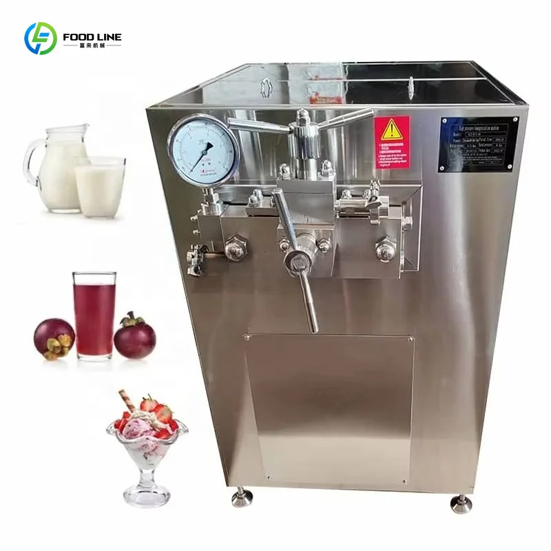 Popular High Pressure Homogenizer Machine Widely Applied Milk Homogenizer For Milk Juice Production Line
