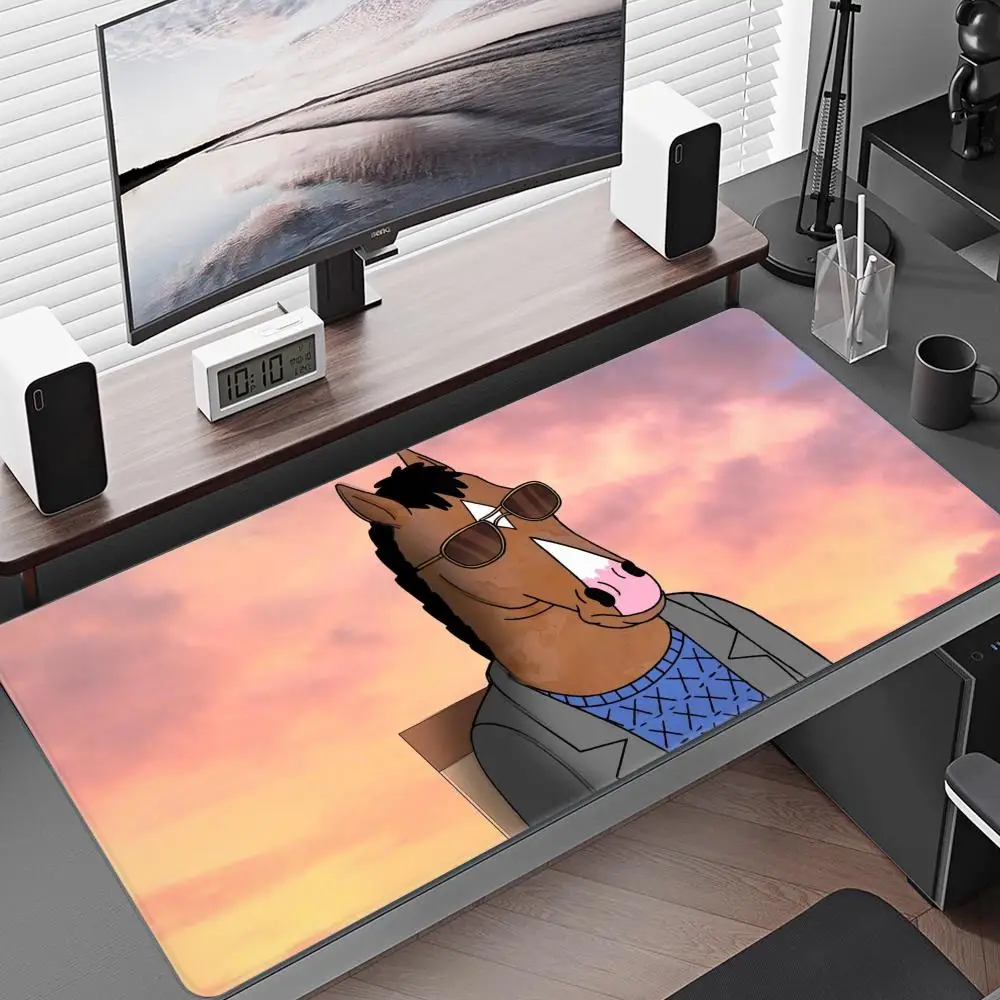 Cool B-BoJack Cartoon Horseman Mouse Pad 900x400mm Mouse desk accessories office Pad Anime Carpet Desk Mat PC Gamer Cabinet Mou