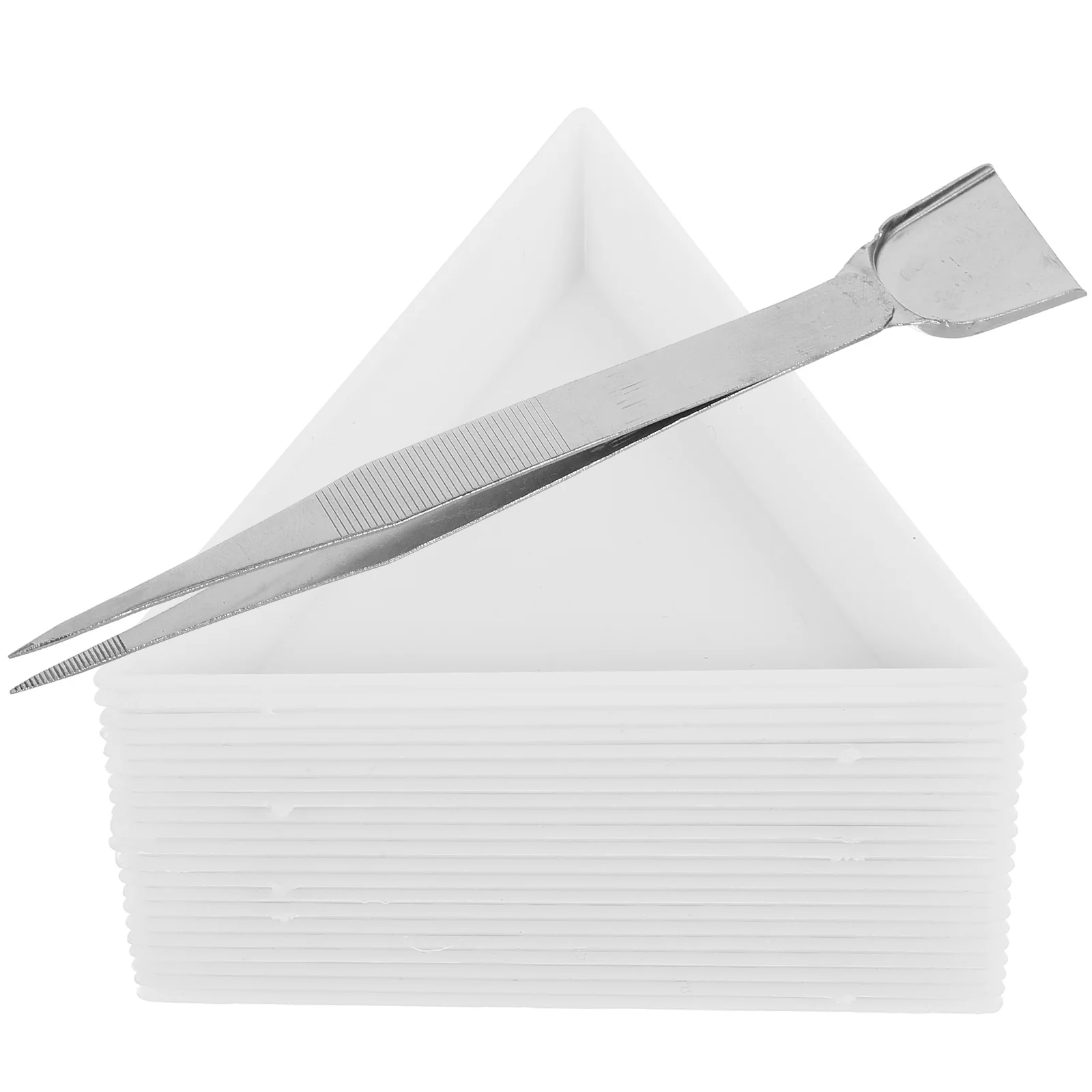 

Bead Tray for Jewelry Making Diamond Storage Plate Sorting Tool Stainless Steel Tweezers Plastic Dotting Tray DIY Beads ganizer