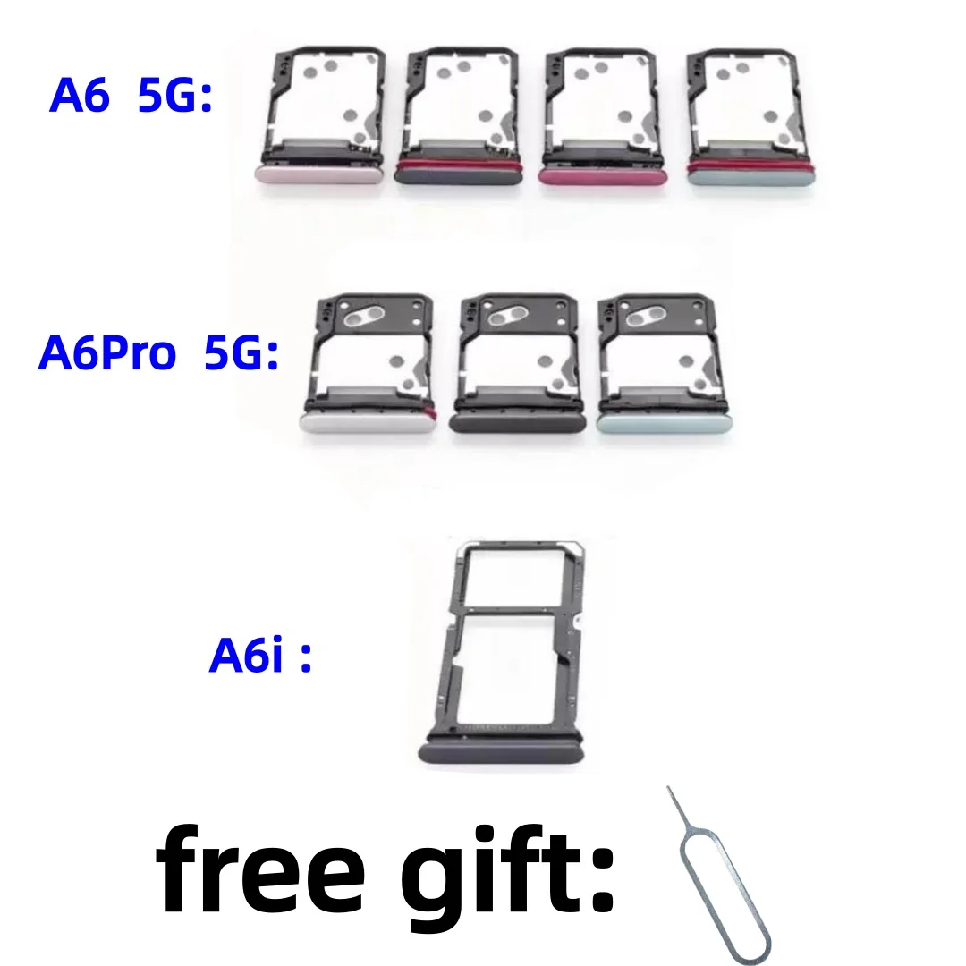 For OPPO A6 5G A6Pro A6i PLS120 PLN110 PKW120 SIM Card Tray SD Card Holder Slot adapter chip slot drawer chip card Holder