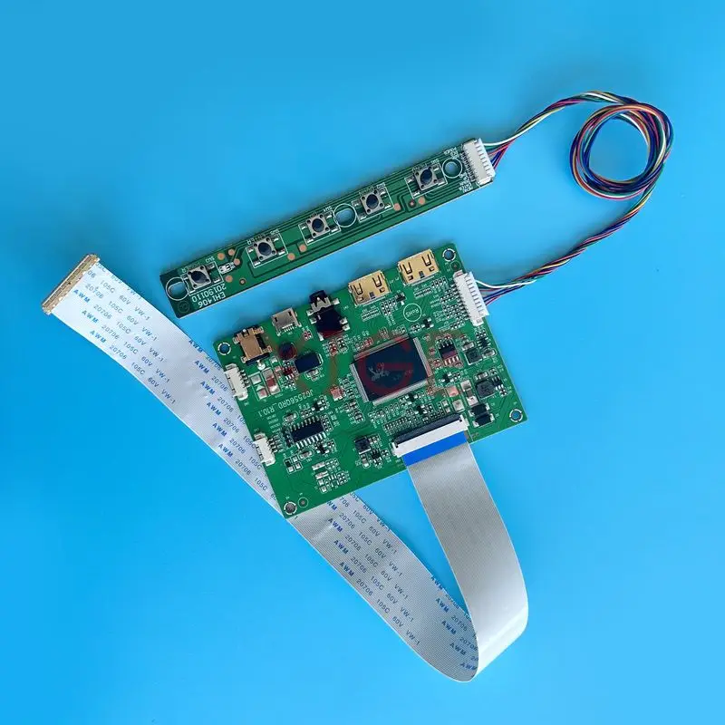 

For NT156WHM N156BGN Controller Driver Board DIY Kit Laptop Display EDP 40-Pin Mini HDMI-Compatible 1366*768 Micro USB 15.6"