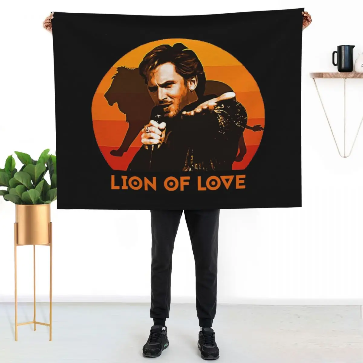 EuroVison Song Contest Fire Saga Lion Of Love T-Shirt Throw Blanket Blankets Sofas Of Decoration anime Shaggy Warm Blankets