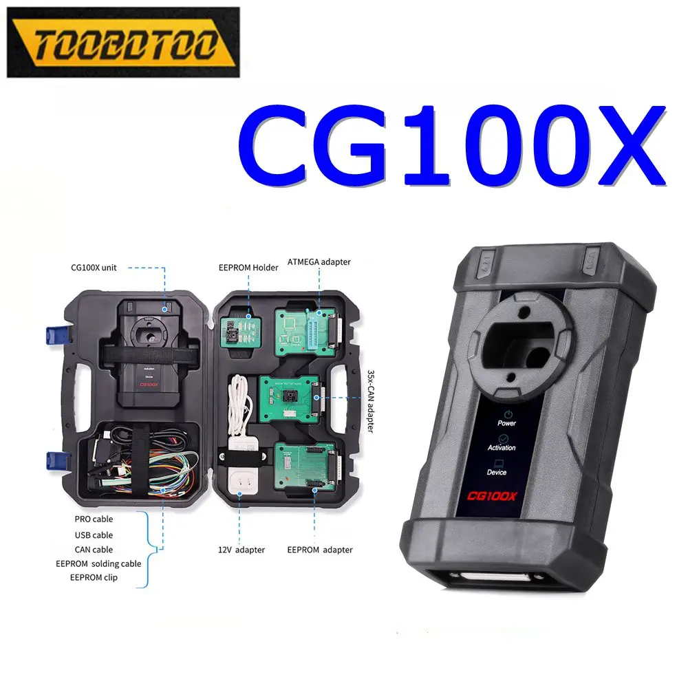 Professional CGDI CG100X New Generation Smart Key Programmer for Mileage and BCM Chip Reading Supports MQB