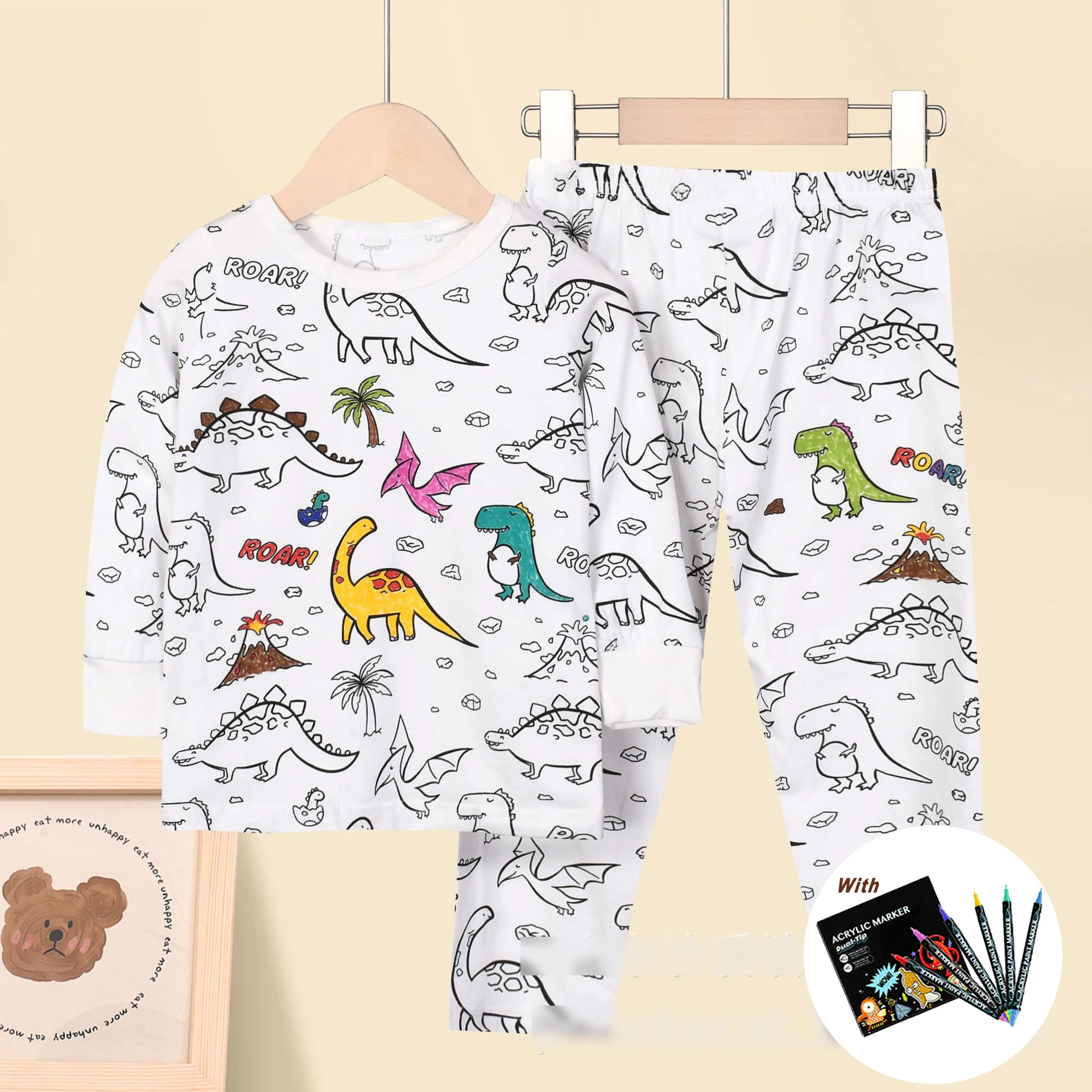Baby Sleep Suit - Schizzo fai-da-te Colorato Graffiti a mano