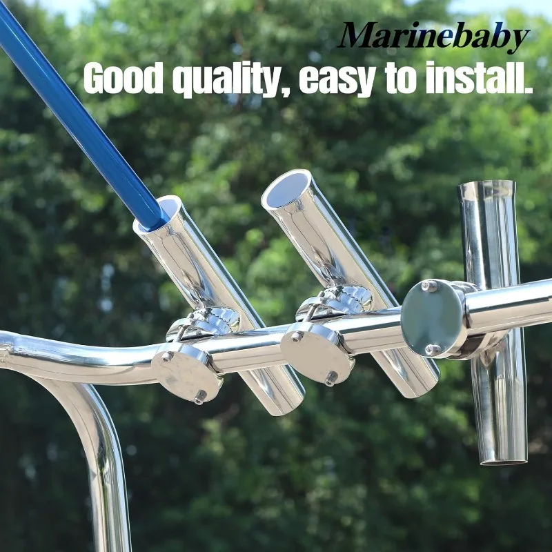 Fishing Bracket Yacht Ship Rod Seat Shelf Marine Hardware Accessories 3 Packs