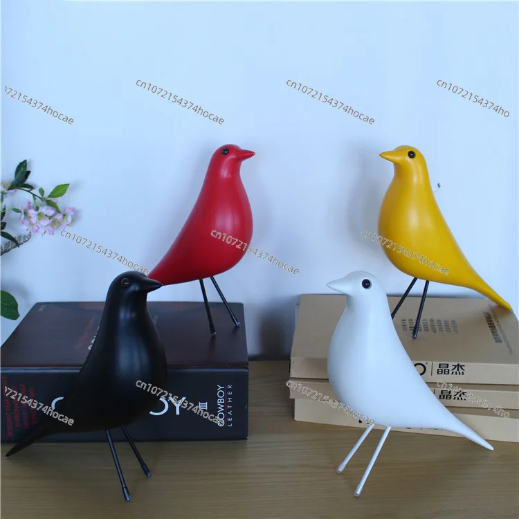Big Size Wedding Handmade Resin Bird Ornaments Feng shui Office Mascot Home Furnishing Decoration Crafts Peace Dove Statue