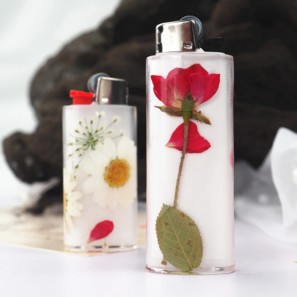 

2Pcs DIY Silicone Mold Set Epoxy Resin Lighter Cover Casting Mold for DIY Craft Ornament Making Epoxy Lighter Cover Molds