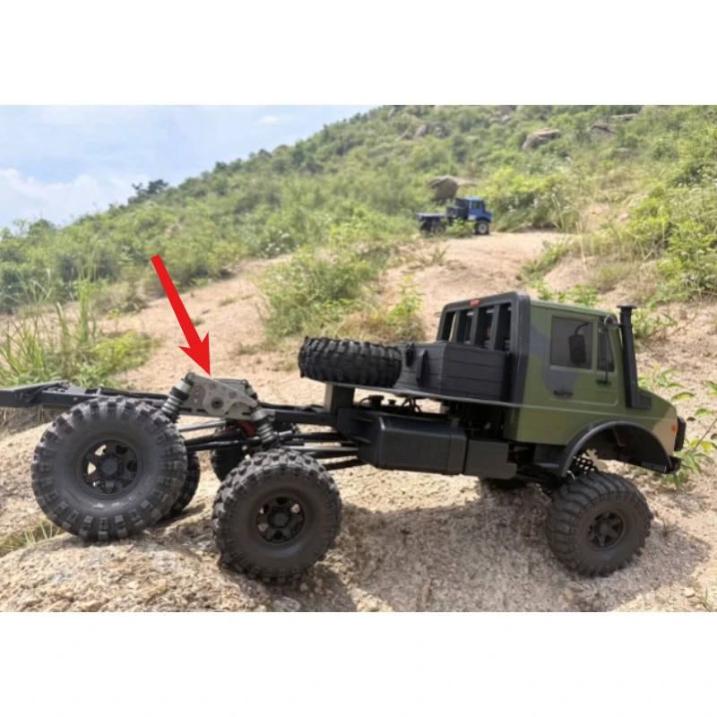 Upgrade Metal Suspension System, Newest Version & Cargo Bed Compatible, for CROSSRC EMO XL3 1/8 RC Crawler Chassis Accessories