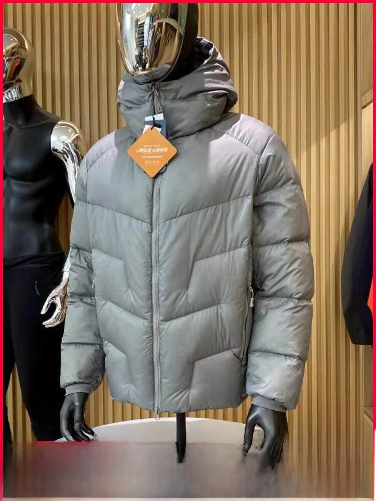 

Outdoor Mountain Series Thiened down Jaet Hooded Du down Lightweight Design for Couples Youthful Casual Sle Windproof