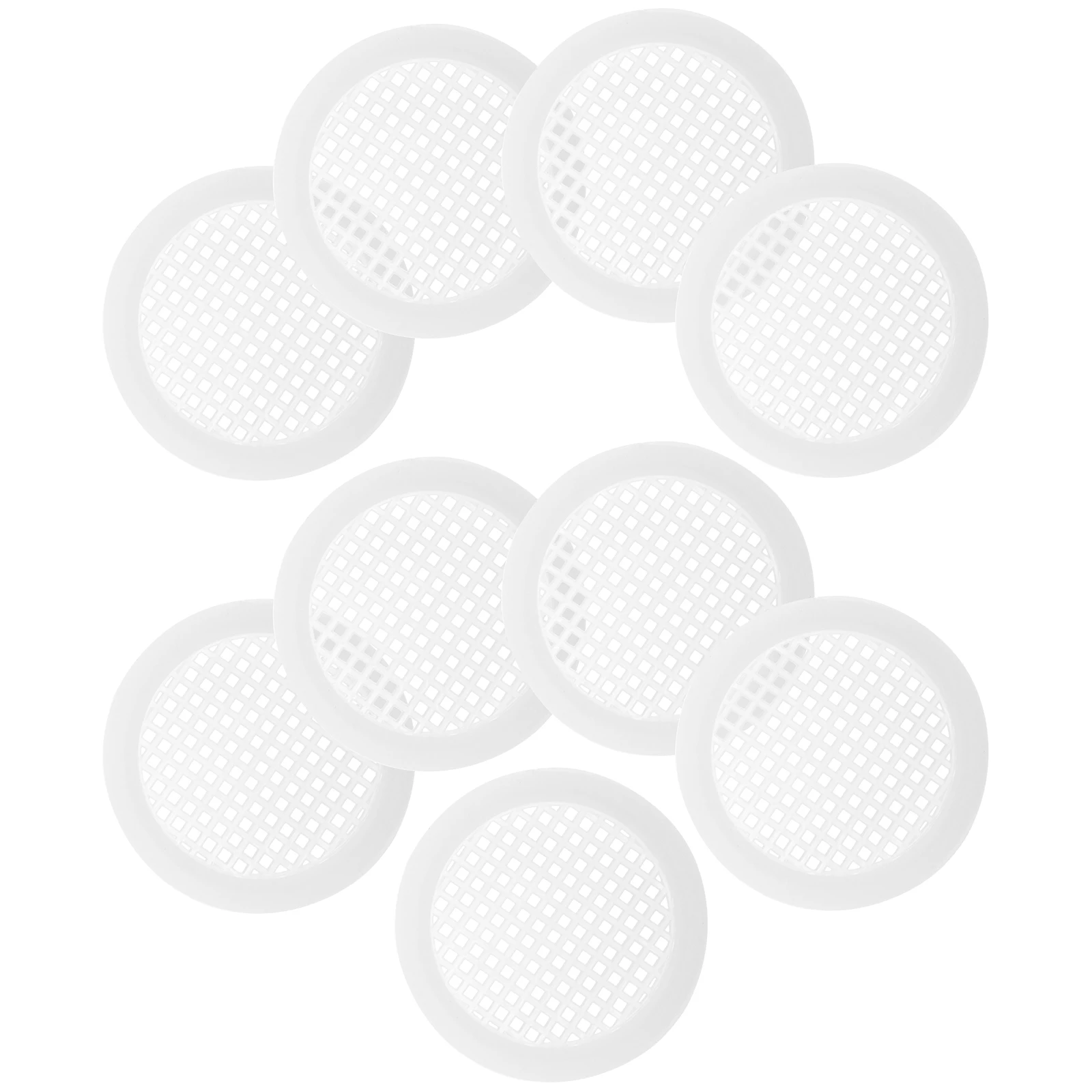 

20 Pcs Breathable Mesh Decorative Cover Kitchen Cabinets Round Soffit Vent Covers Circular Wardrobe