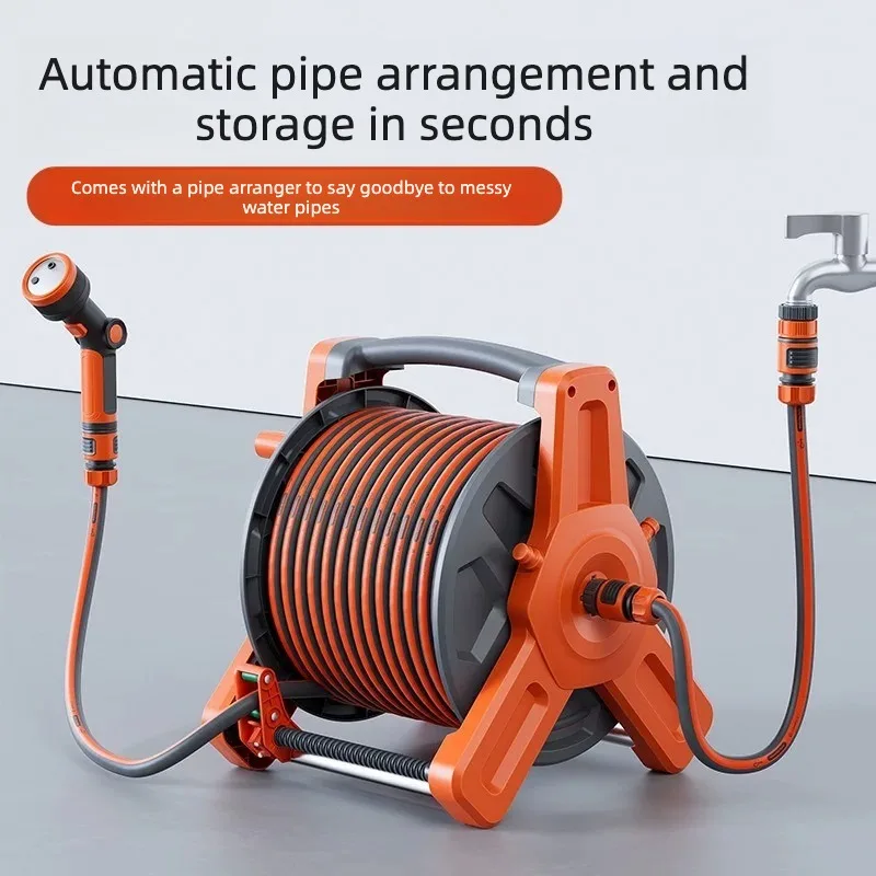 

Htwro hose watering special high pressure car wash watering flowers household connection tap water antifreeze pipe rewinder