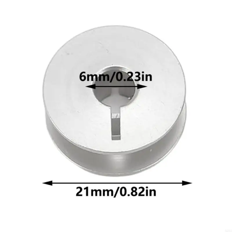 2025 جديدة 100 قطعة من البكرات الألومنيوم لآلة الخياطة لآلة لطف