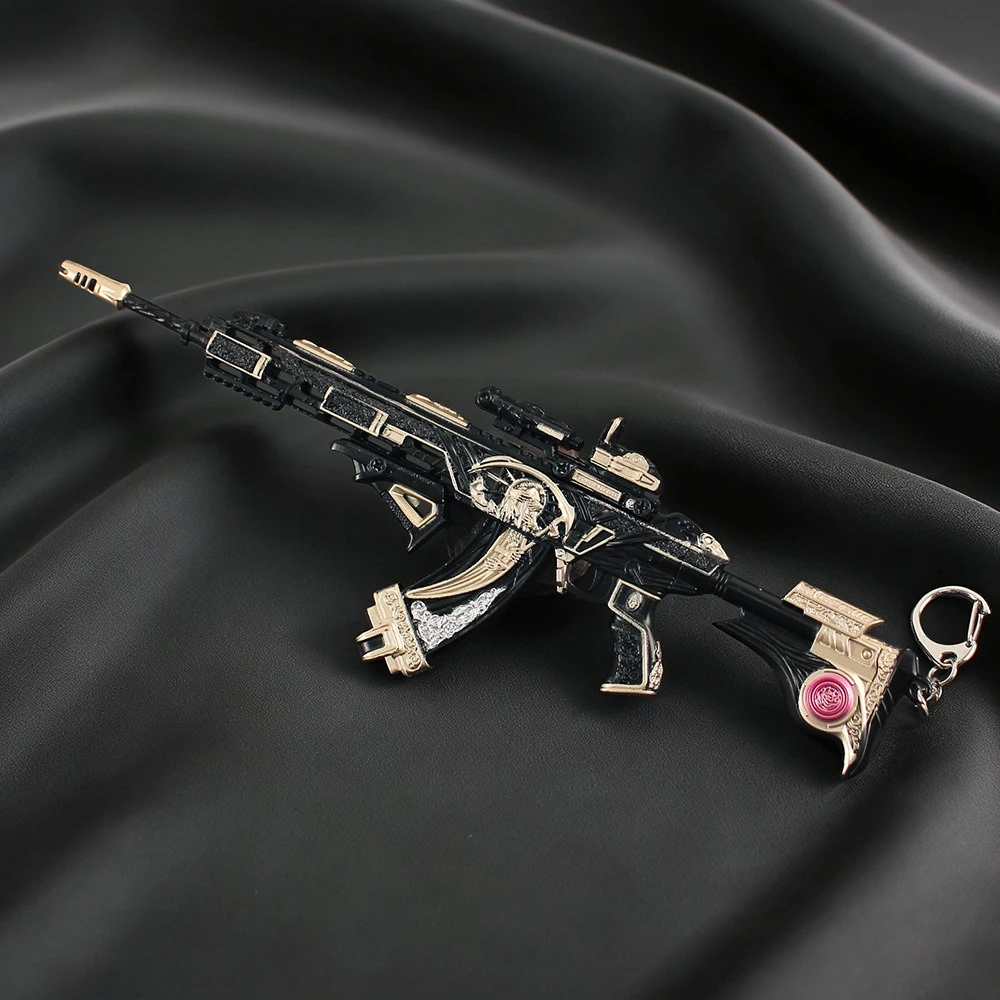 Fucile d'assalto Dragon Delta Force da 22 cm - Death Rose Pistola staccabile armi Modello Gioco Periferico Pistola giocattolo Ornamenti Regalo per ragazzo