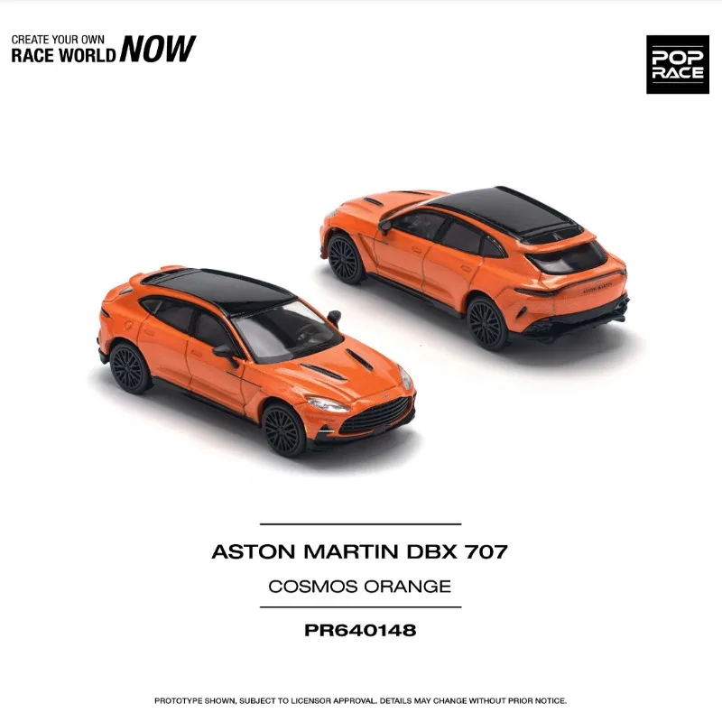 Diecast Poprace 1:64 Scale Vantage GT3 DBX EVA Alloy Car Model