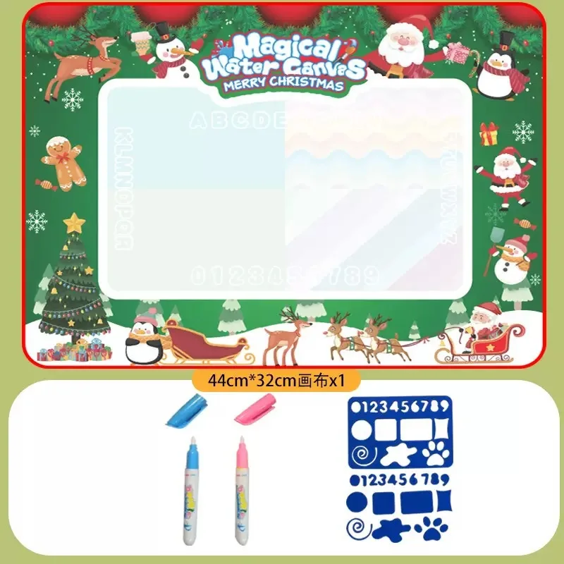 Magic Water Drawing Mat 100x80CM Magic pens Montessori Toys Learning Blanket Writing Children Drawing Board Educational Toys Kid